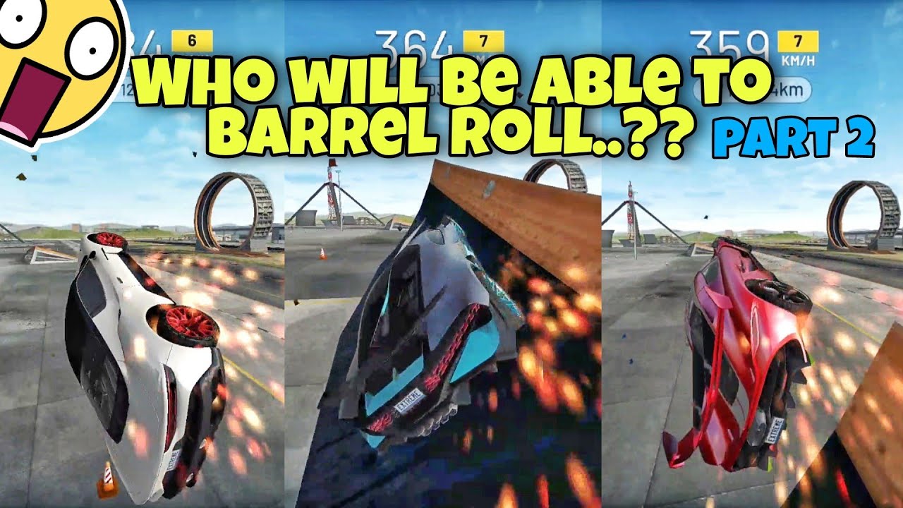 Who will be able to barrel roll..?? 🤔 part2😱|| Extreme car driving simulator||