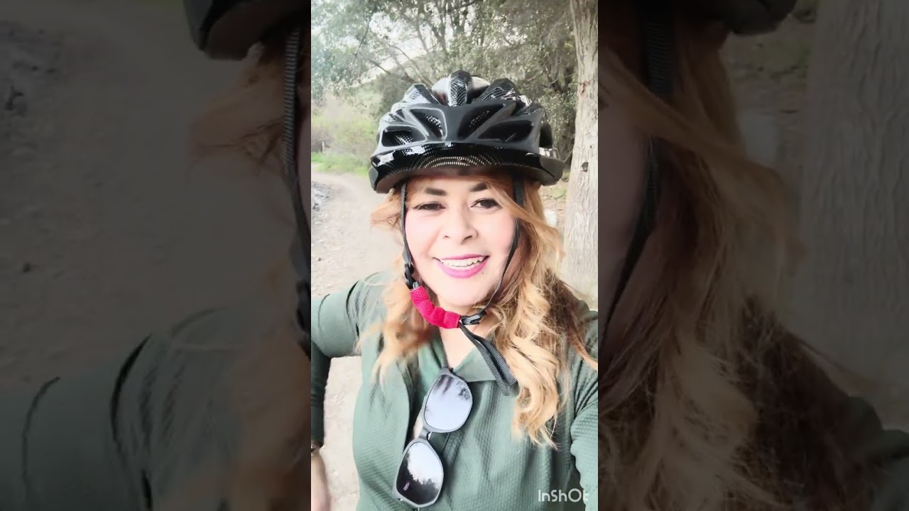 I got hurt, mountain biking 