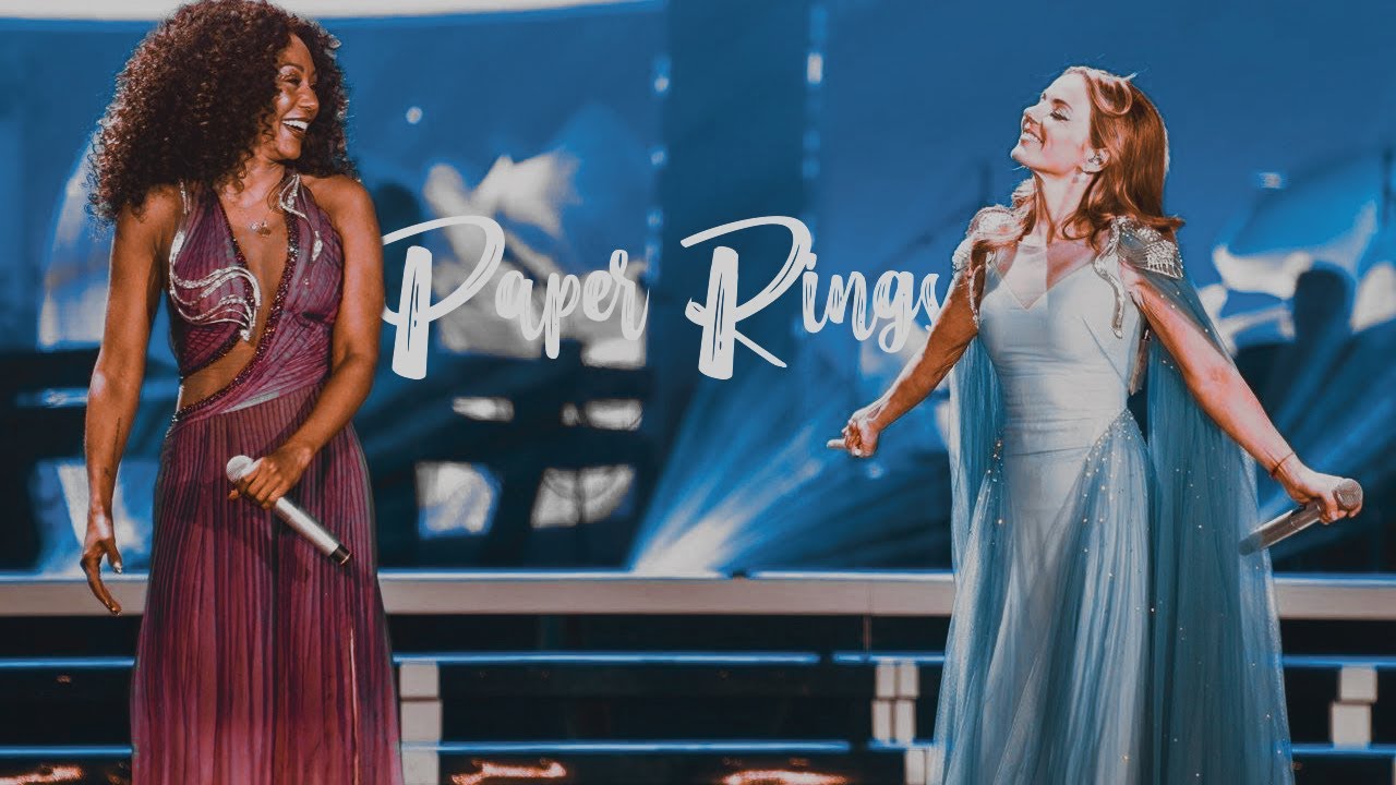 geri + mel b | paper rings