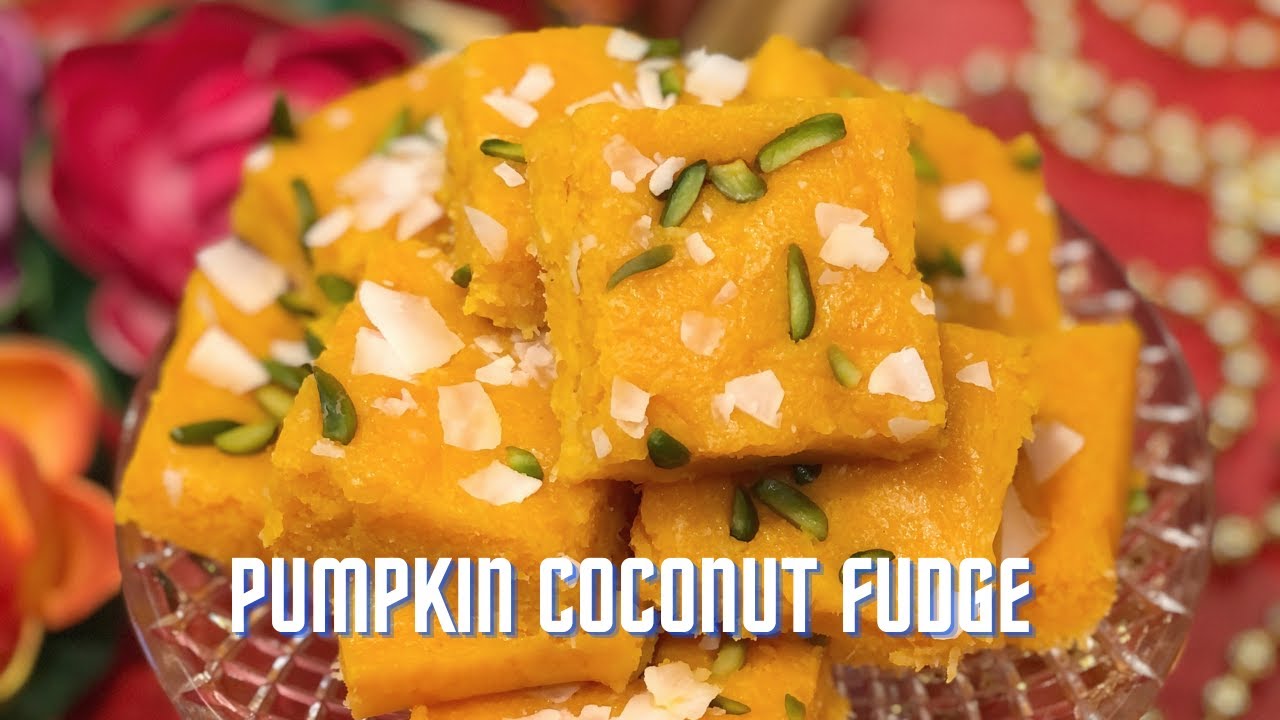 Happy Dussehra | Pumpkin Coconut Fudge | Kaddu Nariyal Ki Burfi | Vegetable Sweet Recipe