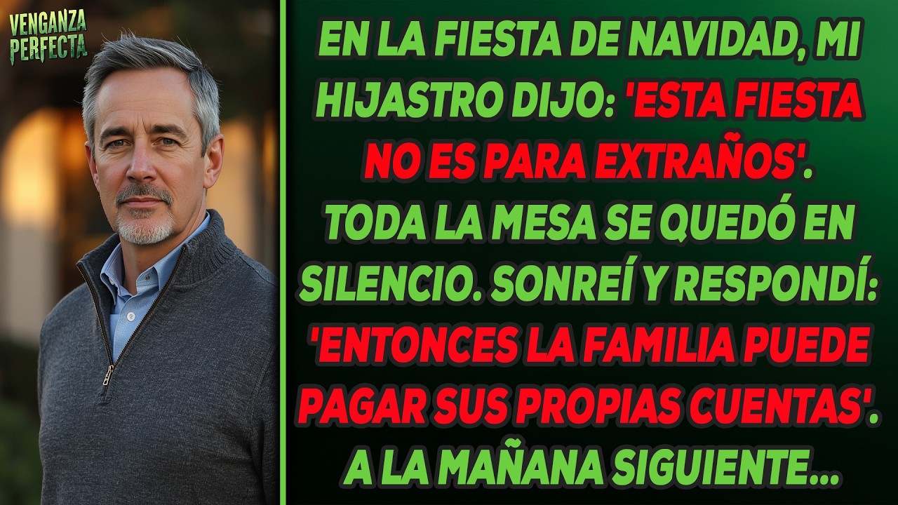 En Navidad dijo “no hay lugar para forasteros”… Le respondí: “Entonces paga tus facturas”.