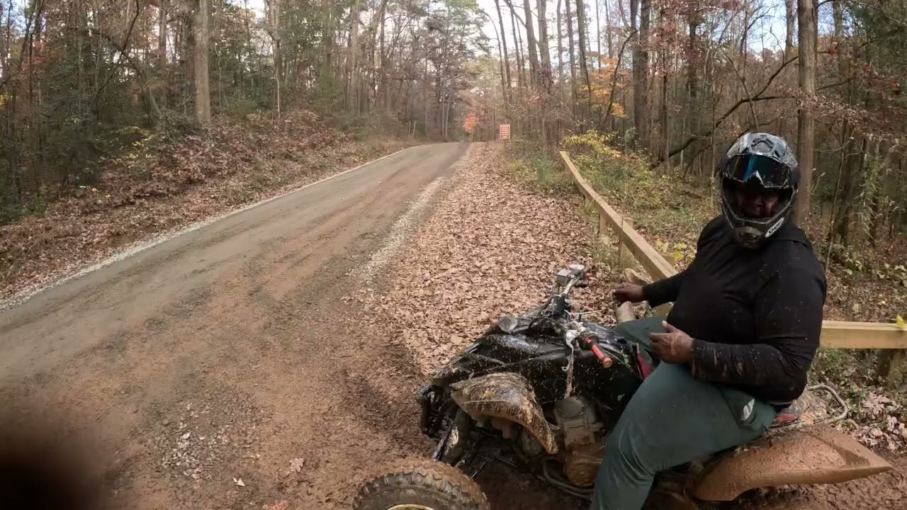 Quick breeze through uwharrie wit big j on the raptor 700 (pt. 1 uwharrie)