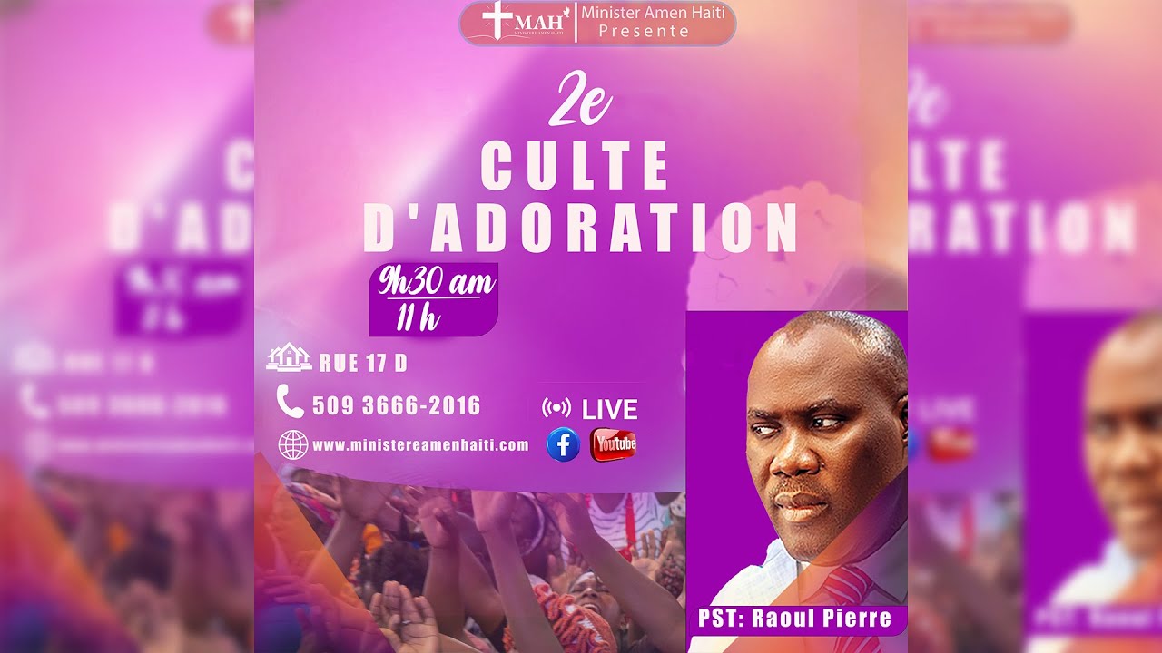 SERVICE EN DIRECT | ADORASYON TOUT DIMANSYON