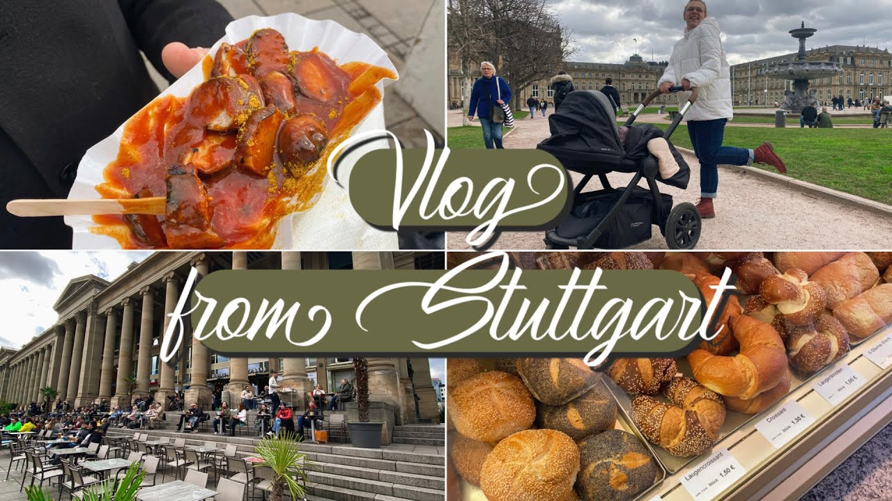 VLOG || Наш выходной, поездка в Штутгарт, поход в кафе с малышом.