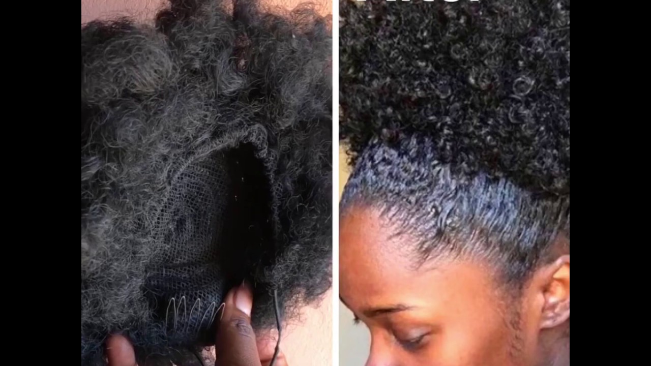 HOW TO REVIVE OLD DRAWSTRING PONYTAIL.