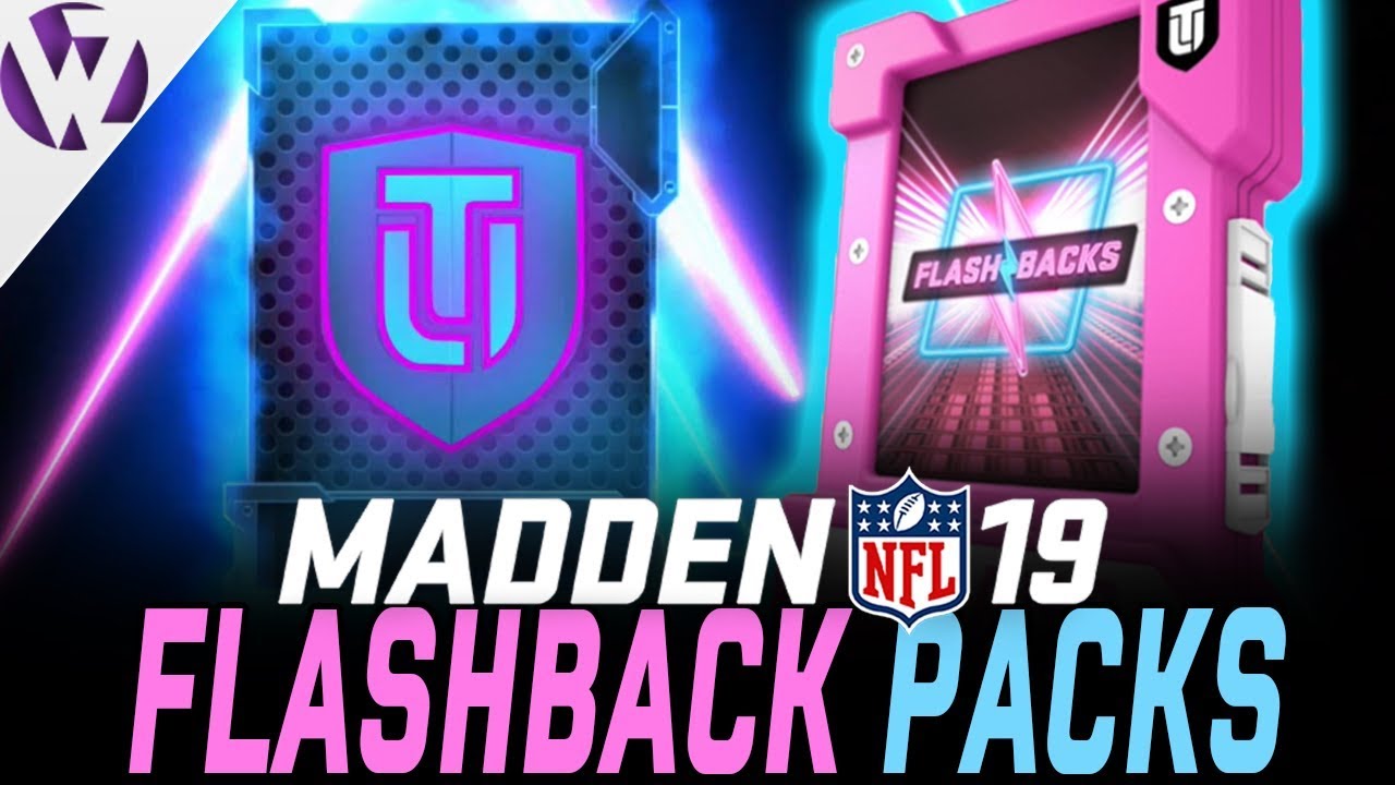 5 FLASHBACK PACKS!! - Madden 19 Flashback Pack Opening