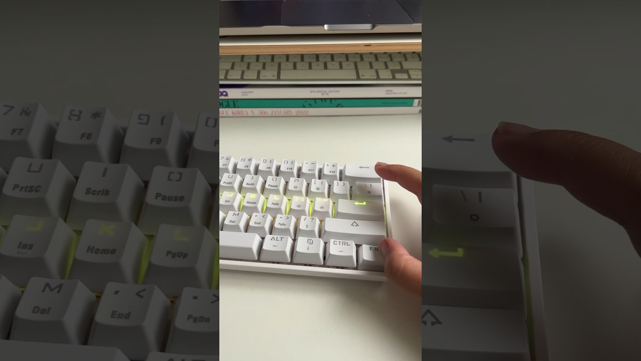 Super cheap dual connection mechanical keyboard. #techreview  #bluetooth #K28 #leaven #macbook