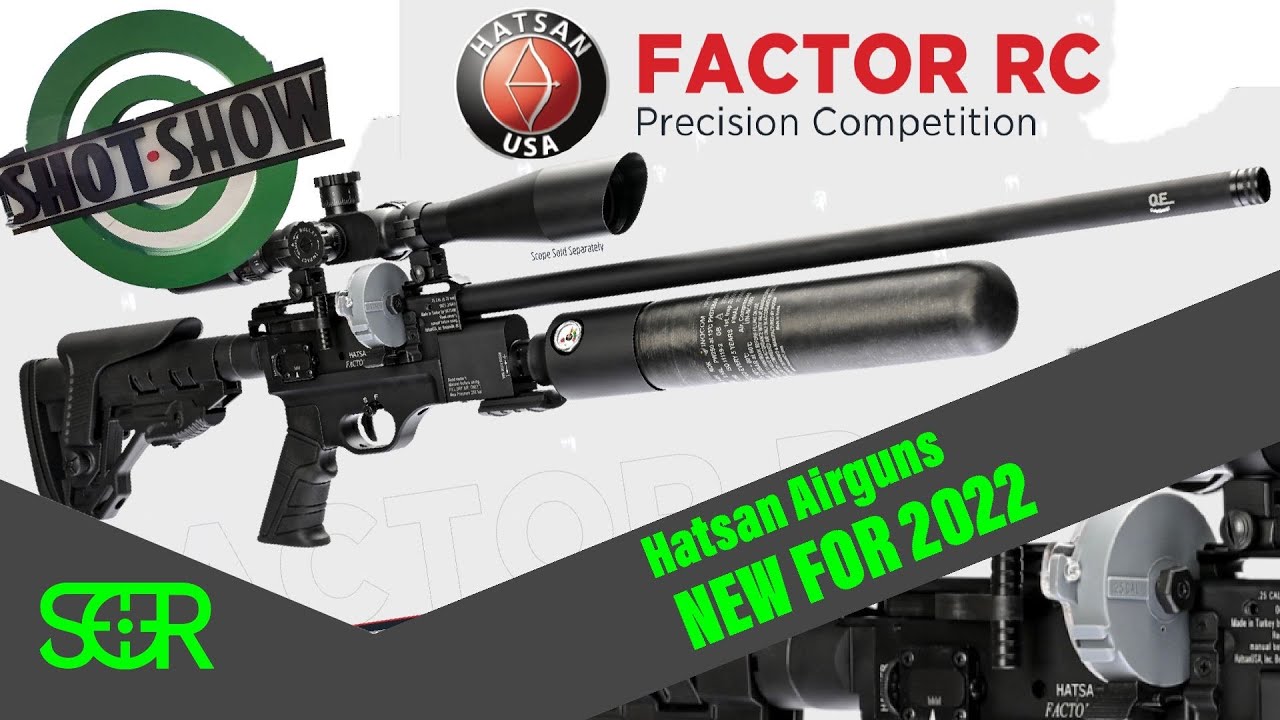 New Hatsan FACTOR RC at SHOT Show 2022 - Precession Competition HIGHLY Adjustable Airgun!