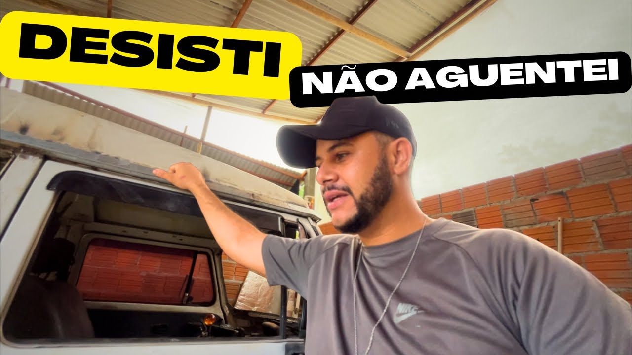 Tive que DESISTIR disso na REFORMA da KOMBI