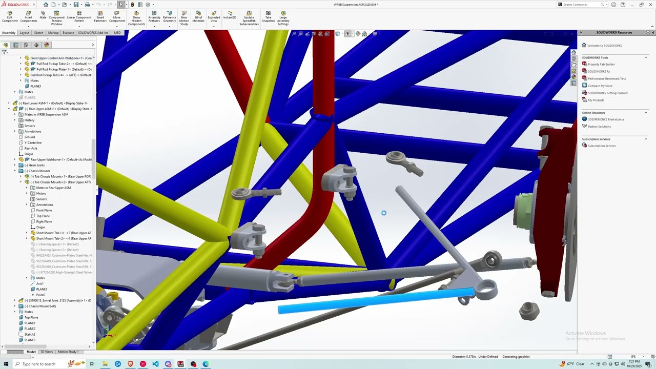 Solidworks Assembly issue