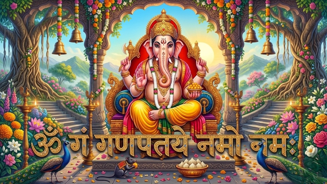 #Ganesh Mantra 108 Times - Om Gan Ganpataye Namo Namah | गणेश मंत्र - ओम गण गणपते नमो नमः