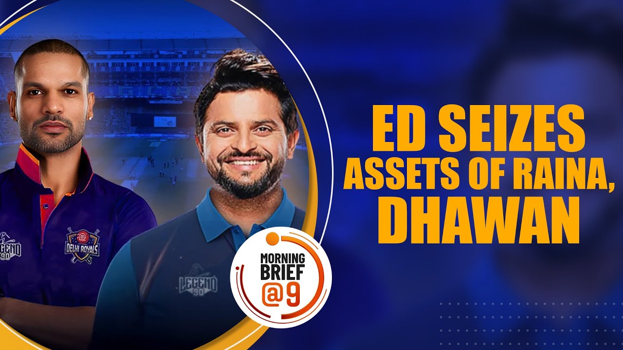 ED Seizes ₹11 Crore Assets of Suresh Raina, Shikhar Dhawan in Betting Case | Money Laundering |News9