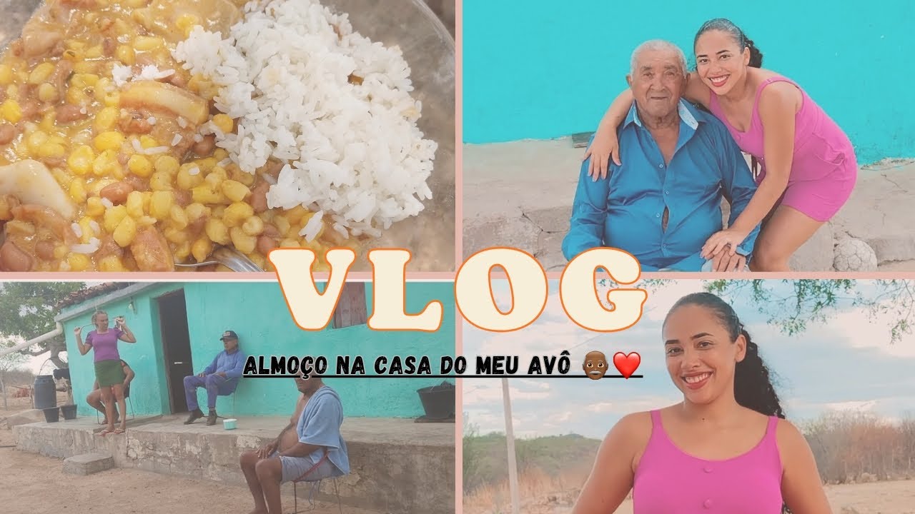 Almoço na casa do meu avô 👴🏾❤️