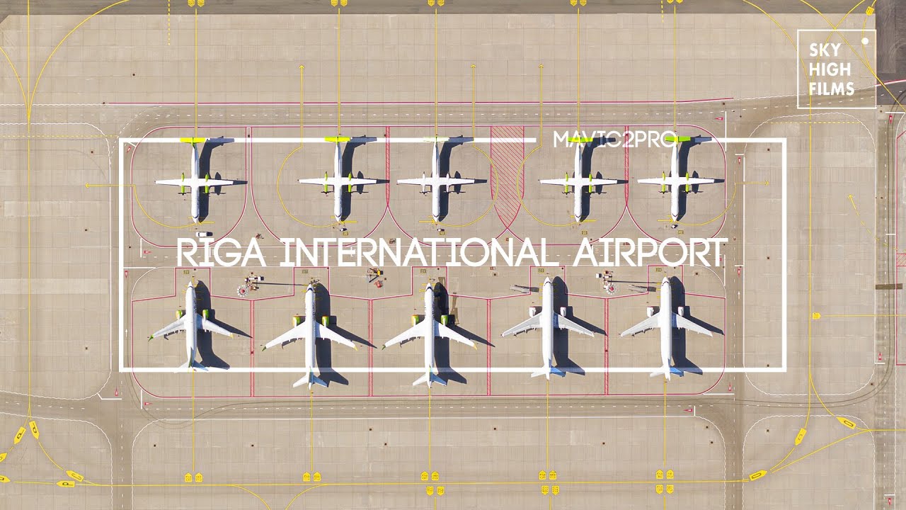 AIRPORT CAPTURED USING DRONES | MAVIC 2 PRO
