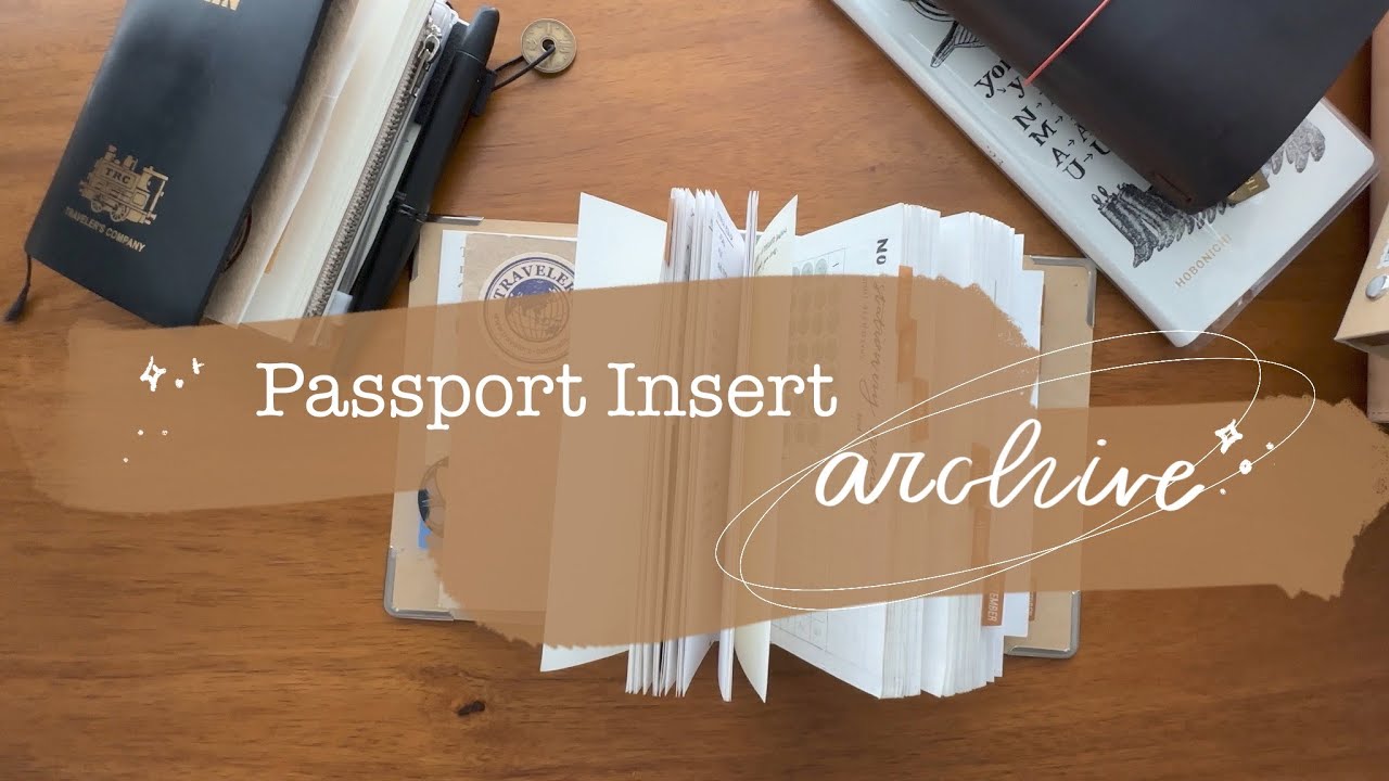 Archiving my Travelers Notebooks | LindseyScribbles