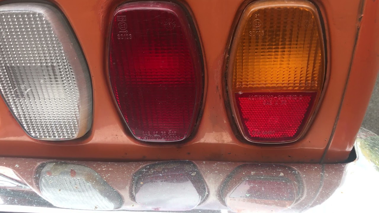 1976 orange Fiat 128 3p 1100 walkaround  PFE 425P