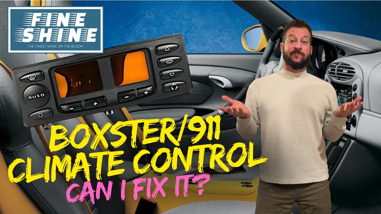 Porsche 996/986 Climate Control Screen Repair - Can I Fix It??