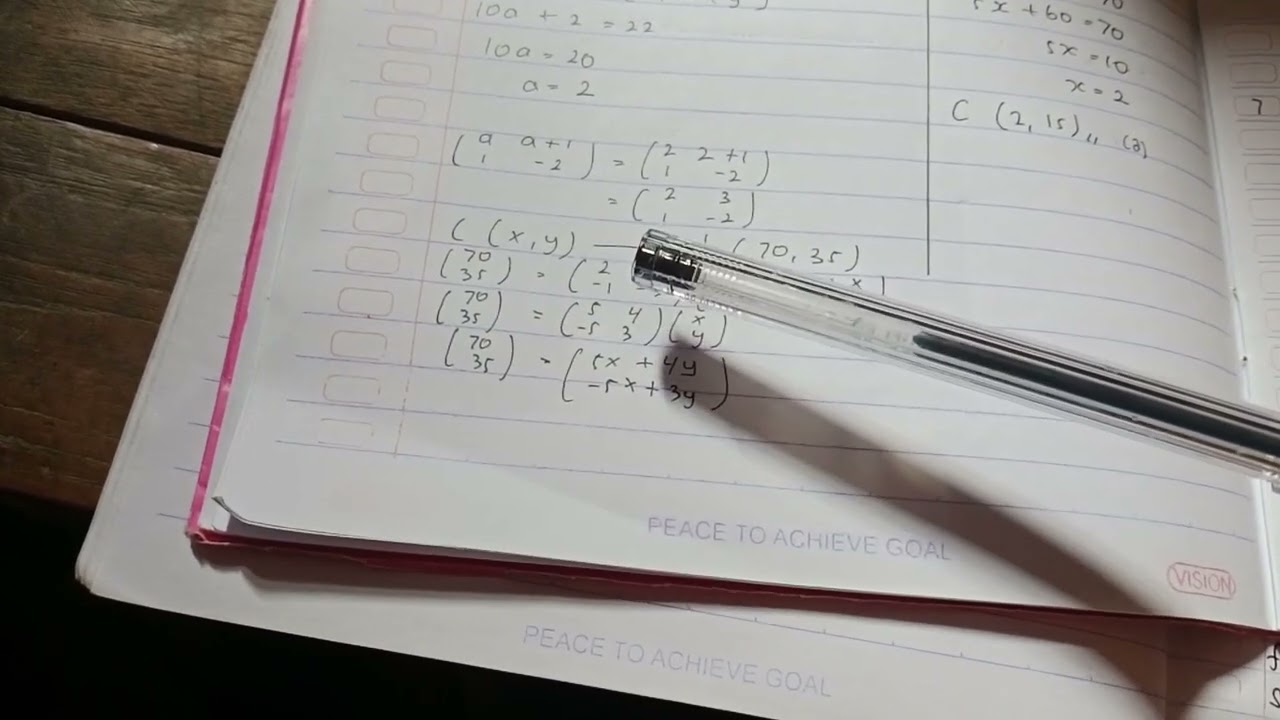 KISI KISI UH matematika lanjut Part 1 ( 1-15) 