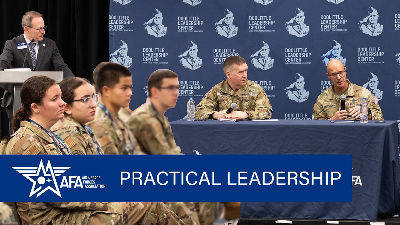 PRACTICAL LEADERSHIP from TOP USSF VOICES: Lt. Gen. Bratton & CMSSF Bentivegna Mentor Cadet Leaders