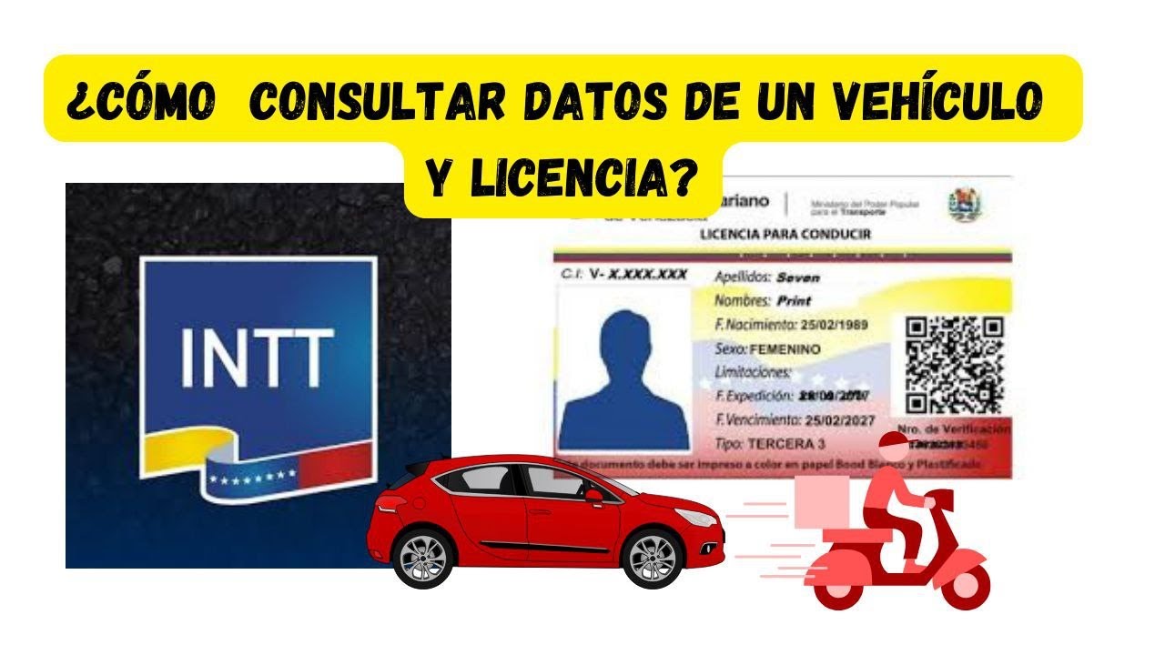 C&oacute;mo consultar Datos de un Veh&iacute;culo, Moto o Licencia en INTT #online #venezuela #intt