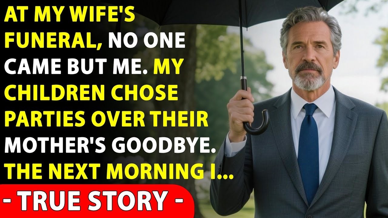 At My Wife’s Funeral, No One Came But Me  My Children Chose Parties Over Their Mother’s Goodbye