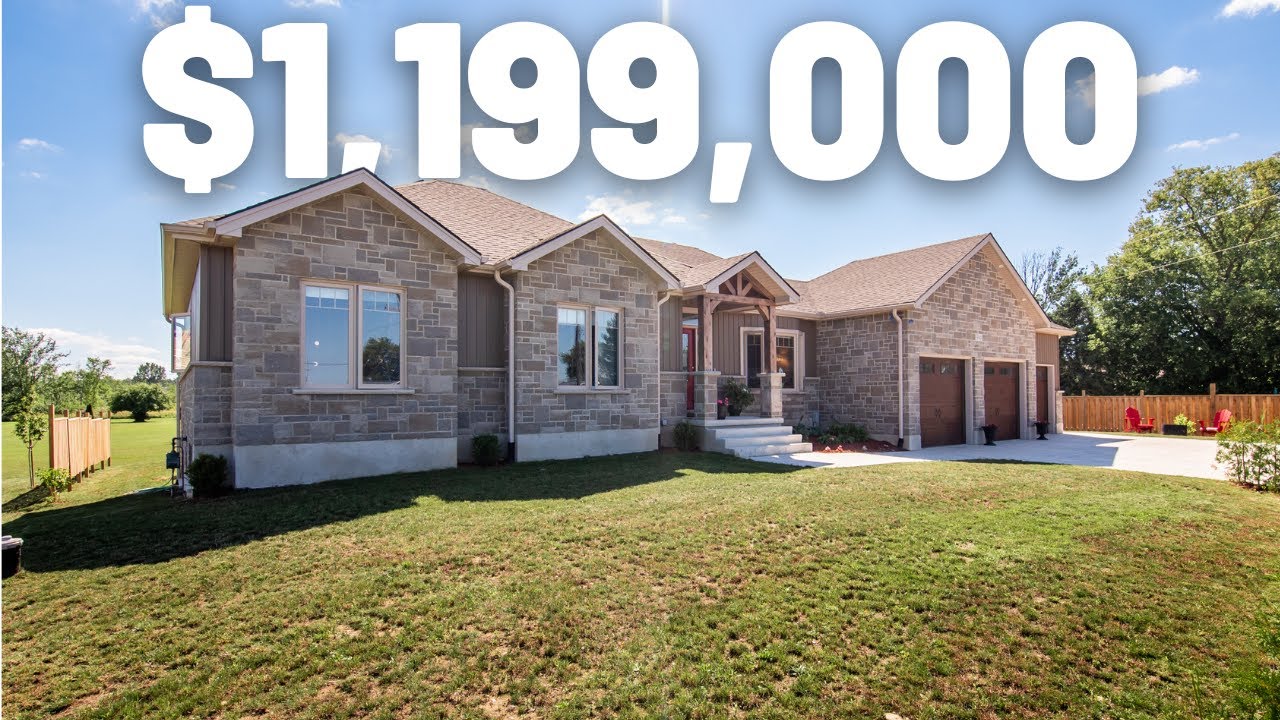 SOLD! See inside a $1,199,000 custom built bungalow in Georgian Bluffs!