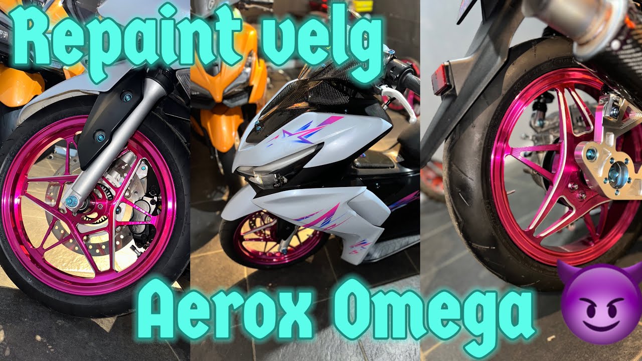 REPAINT VELG CNC KTC TOPAZ AEROX OMEGA ‼️😈 AUTO GANTENG CUY ‼️