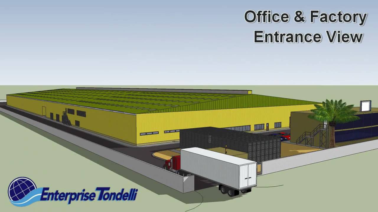 3d Visualisation Of A Drinks Production Factory