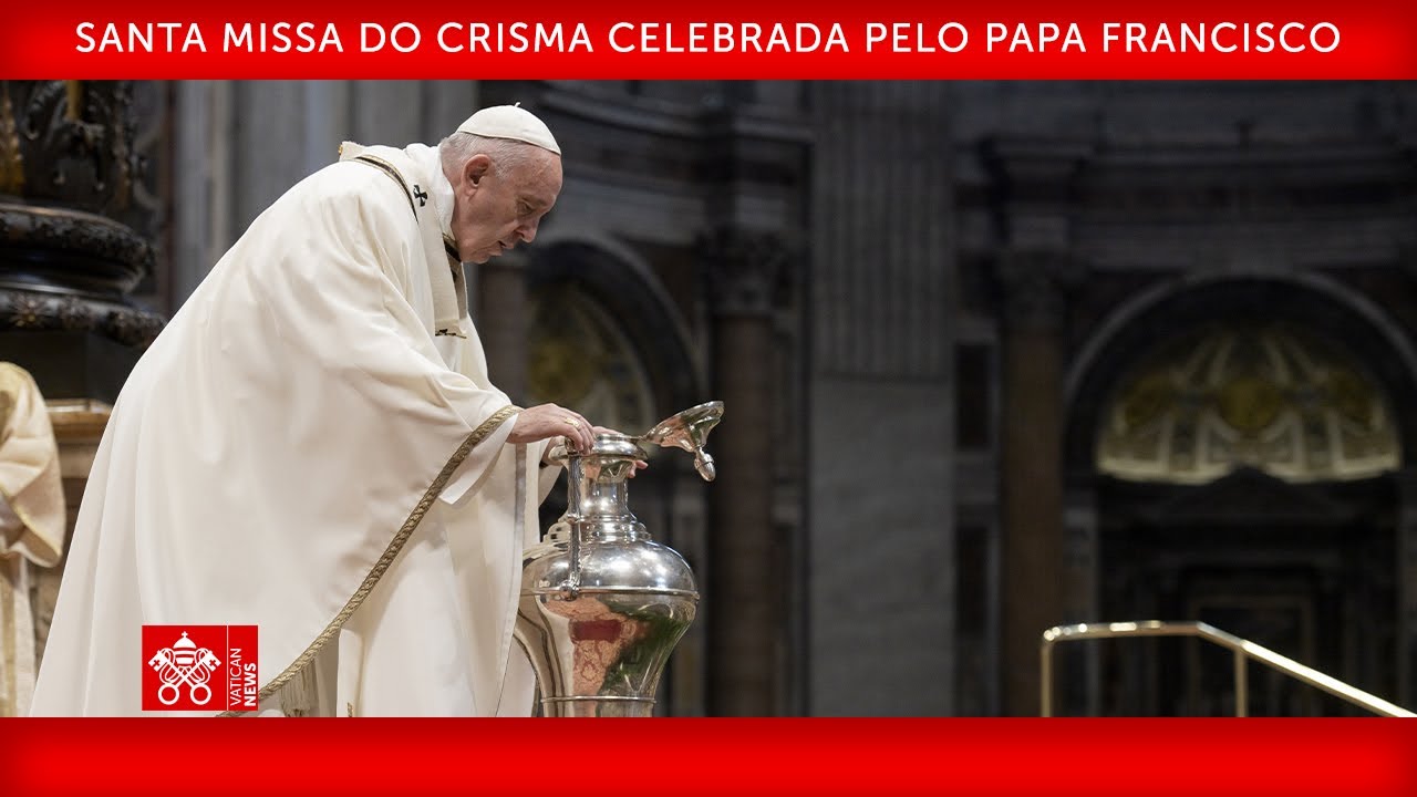 28 de mar&ccedil;o de 2024, Santa Missa do Crisma celebrada pelo | Papa Francisco