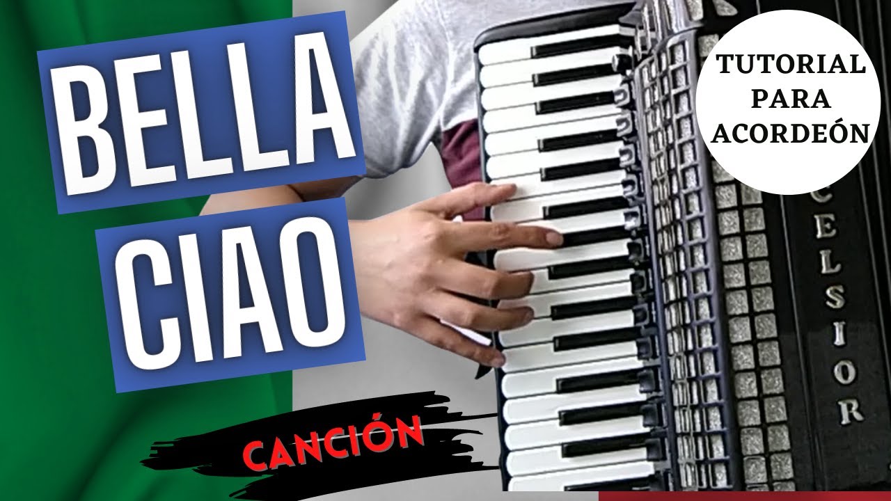 🚀 BELLA CIAO - COMO TOCAR ACORDEON - TUTORIAL PARA ACORDEON A PIANO