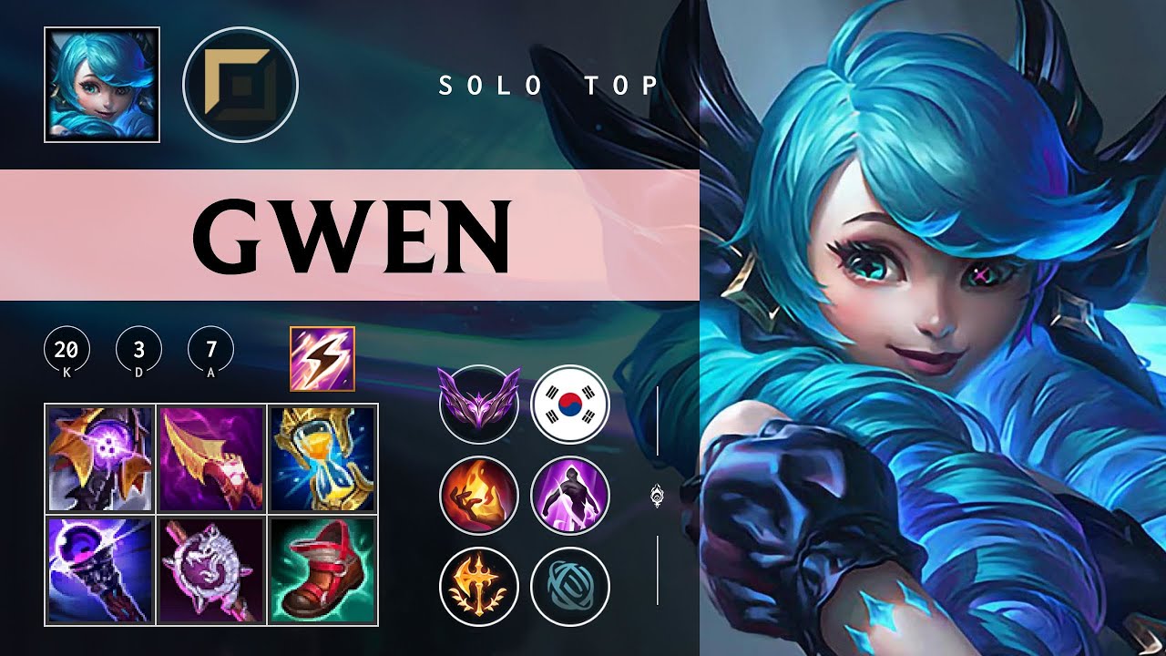 Gwen Top vs Zaahen - KR Master Patch 26.01
