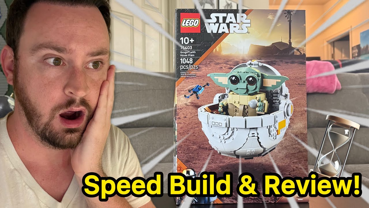 NEW 2025 LEGO GROGU SPEED BUILD AND REVIEW!