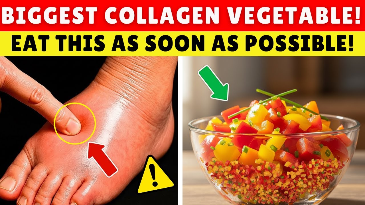 GOODBYE Swelling! 8 Collagen Foods for LEGS and JOINTS | Senior Health Tips