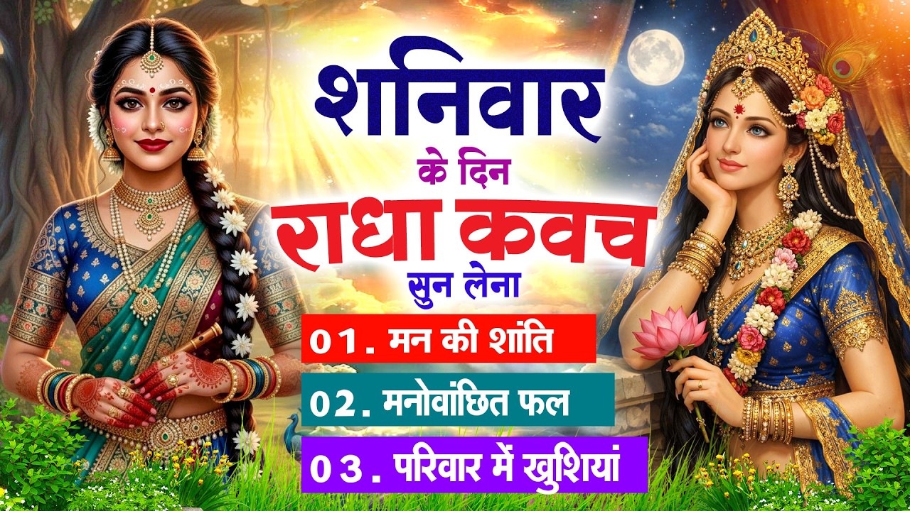 शनिवार के दिन सुनें श्री राधा कवच : जीवन के सभी कष्टों का होगा नाश प्रेम और आनंद से घर भर जाएगा