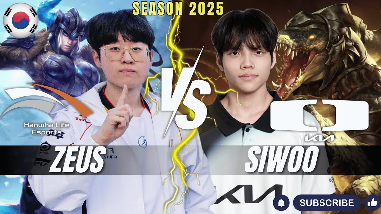 HLE Zeus vs DK Siwoo - Zeus SEJUANI vs Siwoo RENEKTON Top - Patch 26.1 KR Ranked | lolrec