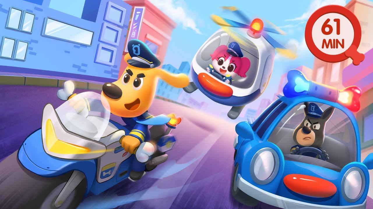 Police Chase Detective Story | Cartoons for Kids | Police Cartoon | Sheriff Labrador