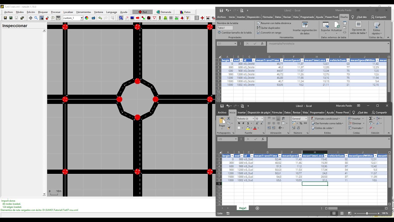 Tutorial SUMO 07: Evaluación de alternativas