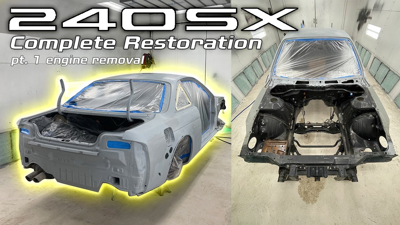 S14 240SX Gets Complete Restoration Part 1 & Engine Removal