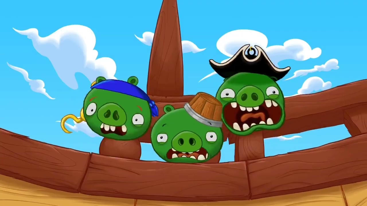 Angry Birds Go! Jenga Pirate Pig Attack Game from Hasbro