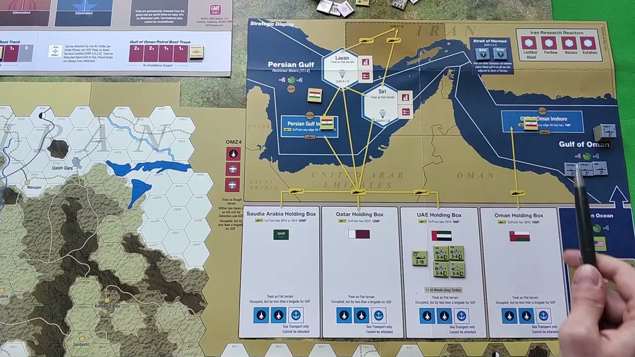 Zagrajmy w Next War Iran, scenariusz 