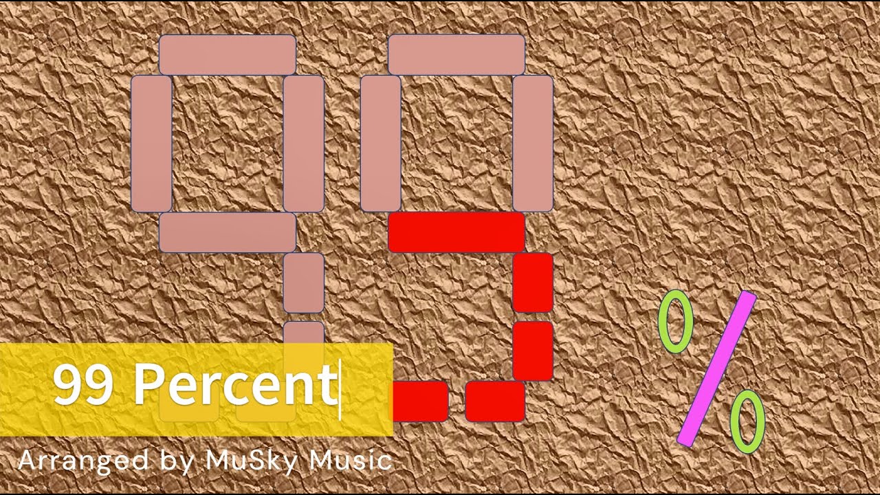 99 Percent / 99 pour cent / 99 por ciento / 99 巴仙 / 99パーセント (Composer: Ken Ho)