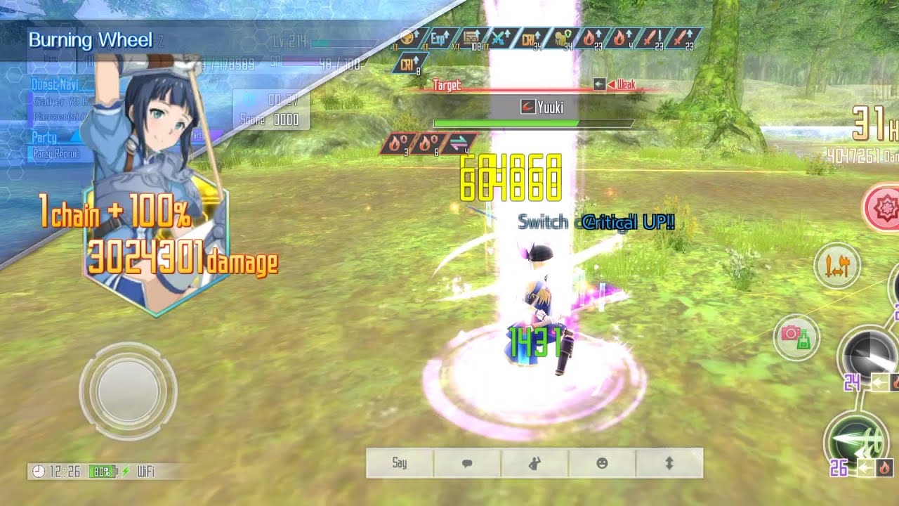 SAOIF - Serious Match Vs Yuuki 250k (46s run)