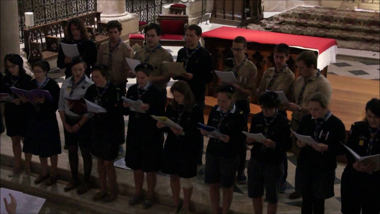 Pange Lingua de Vézelay de Frère Jean Baptiste de la Sainte Famille - Choeur Scout de Touraine