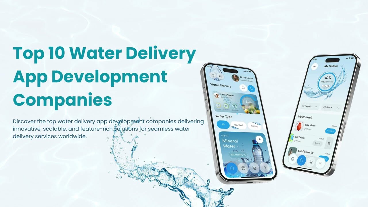 Top 10 Water Delivery App Development Companies