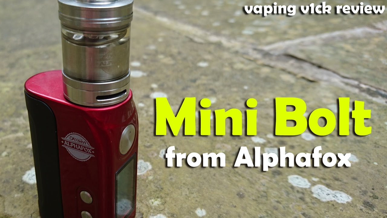Mini Bolt Mod & RTA from Alpha Fox - Teeny tiny tasty!