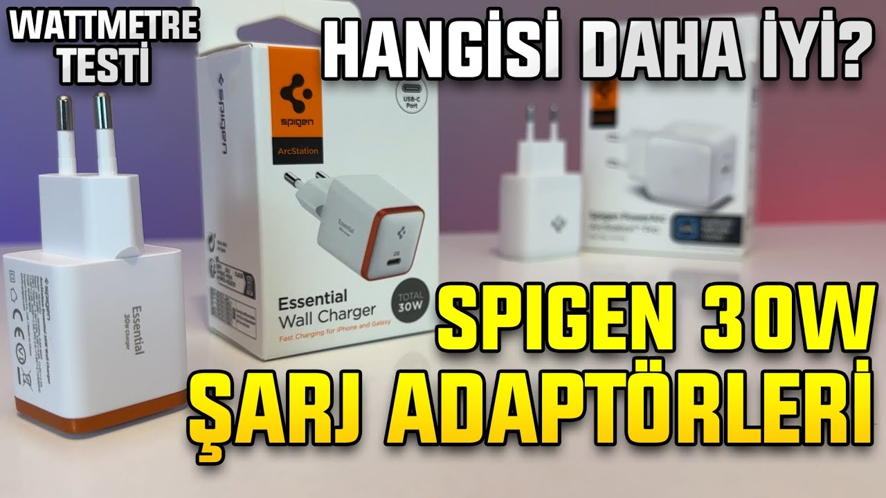 Spigen 30W Şarj Adapt&ouml;r&uuml; | Powerarc Essential / Pro | İki Spigen 30W Şarj Adapt&ouml;r&uuml;n&uuml; İnceledim