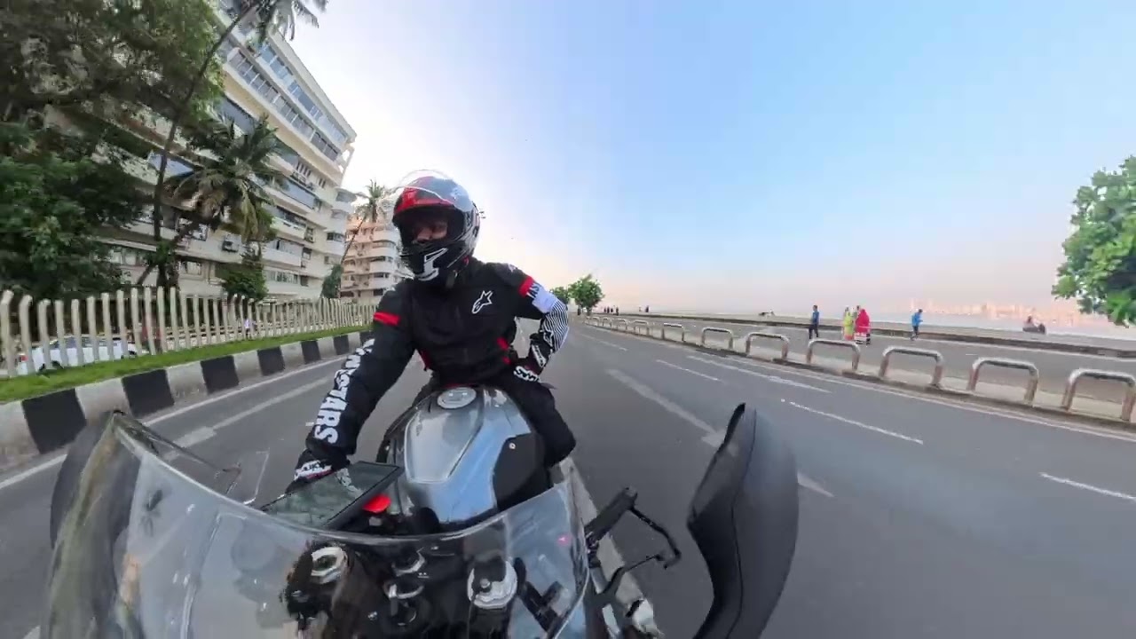 Mumbai Superbikes 🚨 | S1000RR Ride + Police Checkpoint | Gateway to Nariman Point