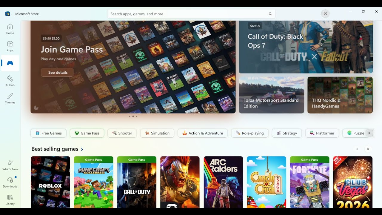 ميزة Microsoft Store in windows 11 بديلة للاندريد