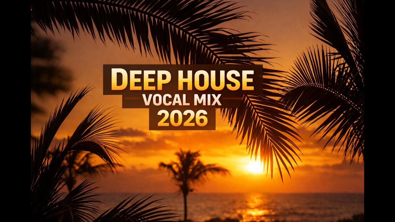 Deep House Vocal Mix 2026 🌴 Golden Sunset Vibes  Chill & Emotional House Music 1H