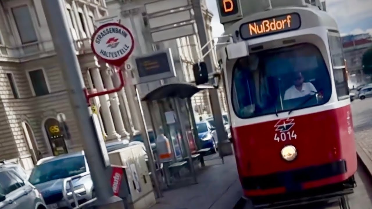 Straßenbahnfahrt in Wien
